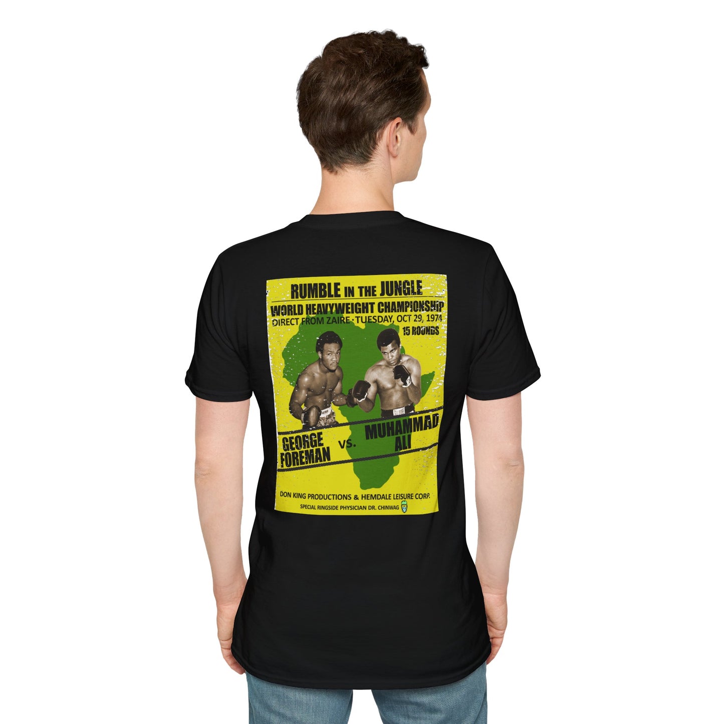 Rumble in the Jungle: The Historic Boxing Showdown Softstyle T-Shirt