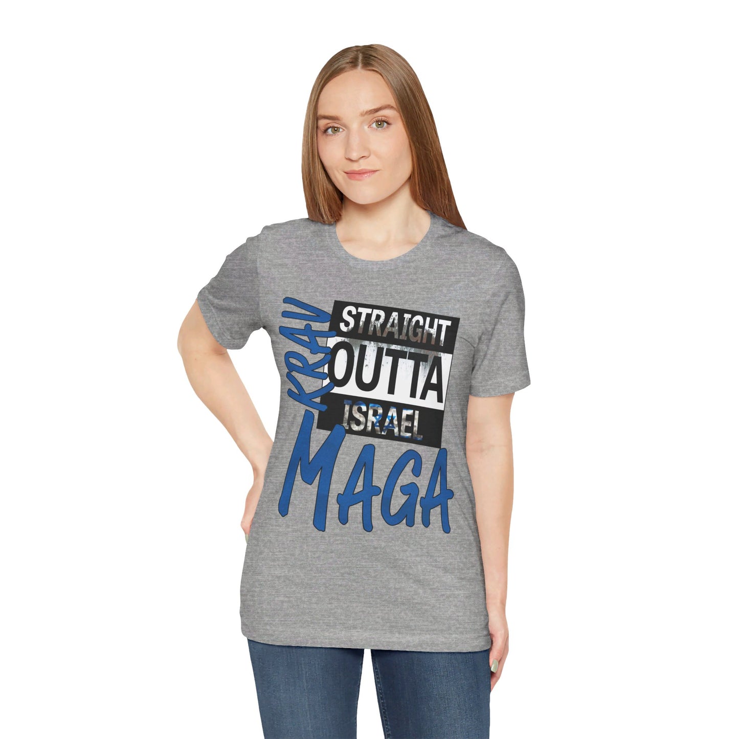 Krav Maga Straight Outta Israel Signature - Unisex Short Sleeve Tee