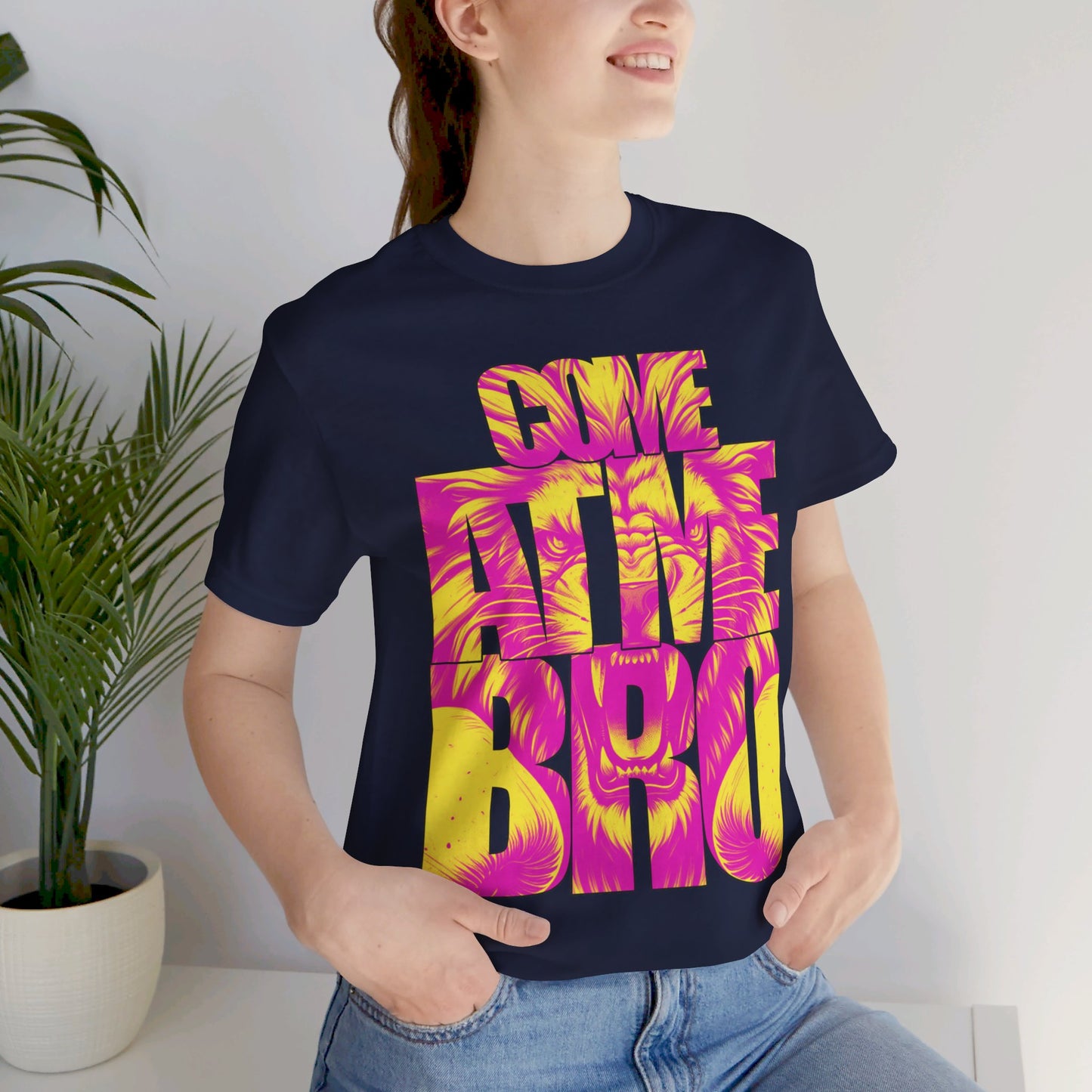 Come At Me Bro - Vibrant Lion Graphic Unisex Short Sleeve Tee