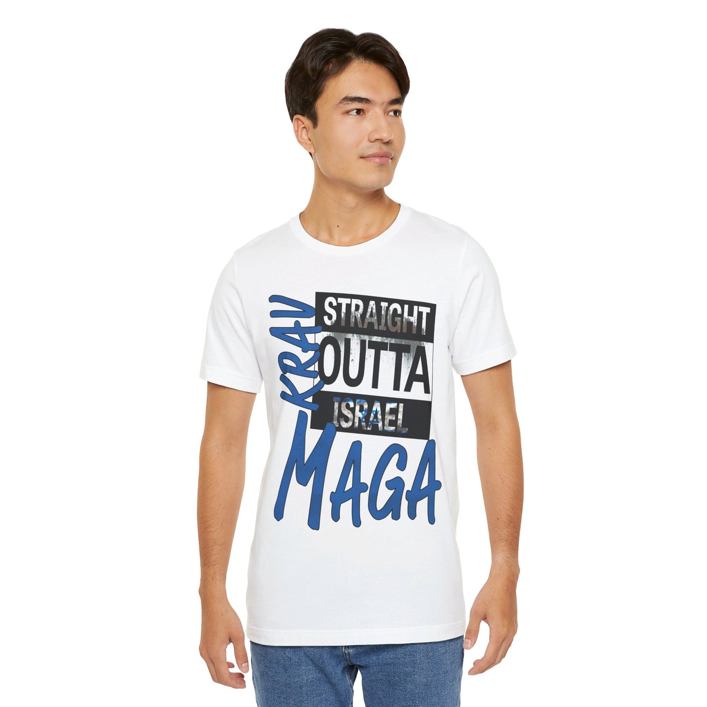 Krav Maga Straight Outta Israel Signature - Unisex Short Sleeve Tee