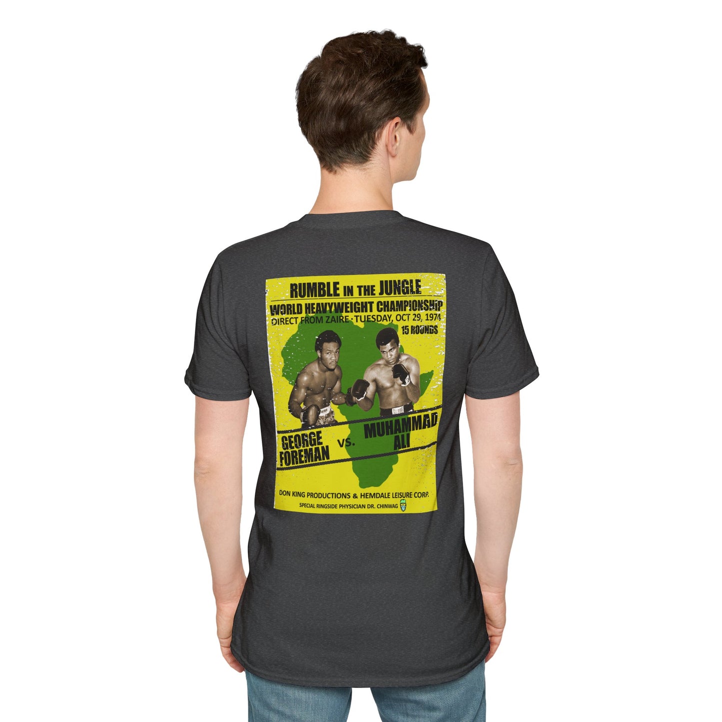 Rumble in the Jungle: The Historic Boxing Showdown Softstyle T-Shirt