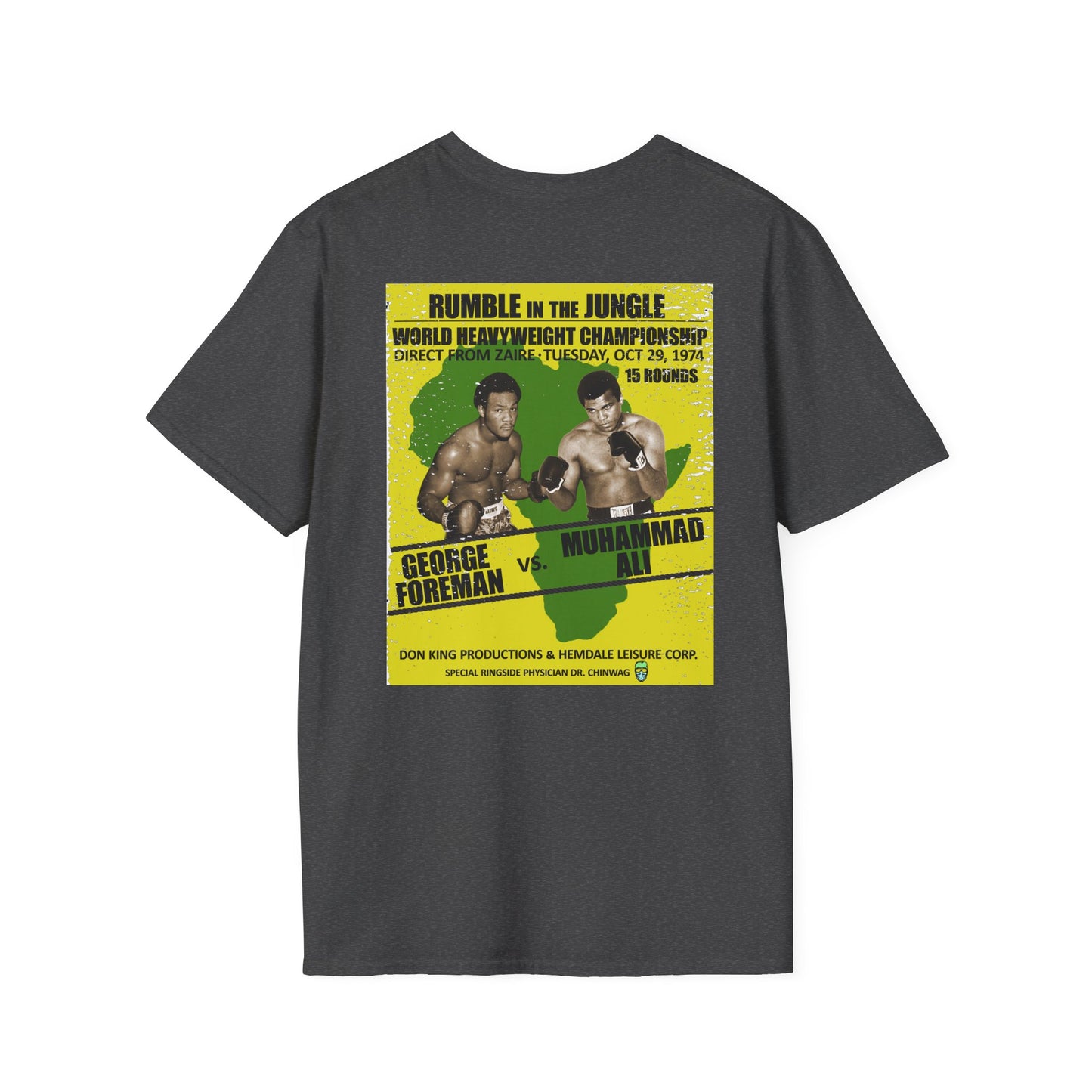 Rumble in the Jungle: The Historic Boxing Showdown Softstyle T-Shirt