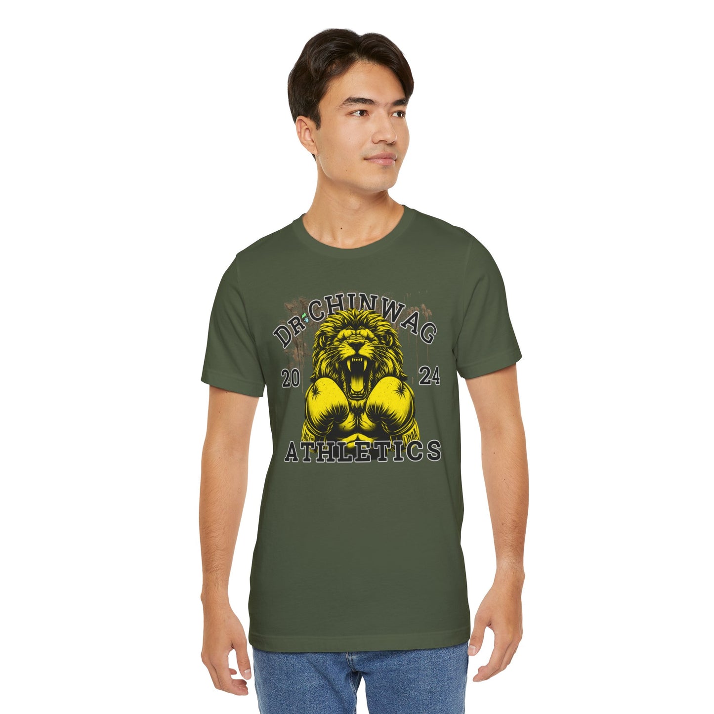 Dr. Chinwag Athletics Power Roar Short Sleeve Tee