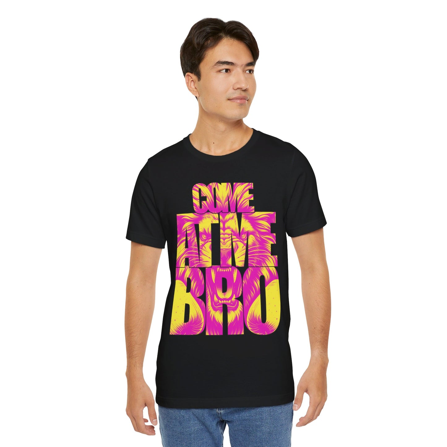 Come At Me Bro - Vibrant Lion Graphic Unisex Short Sleeve Tee