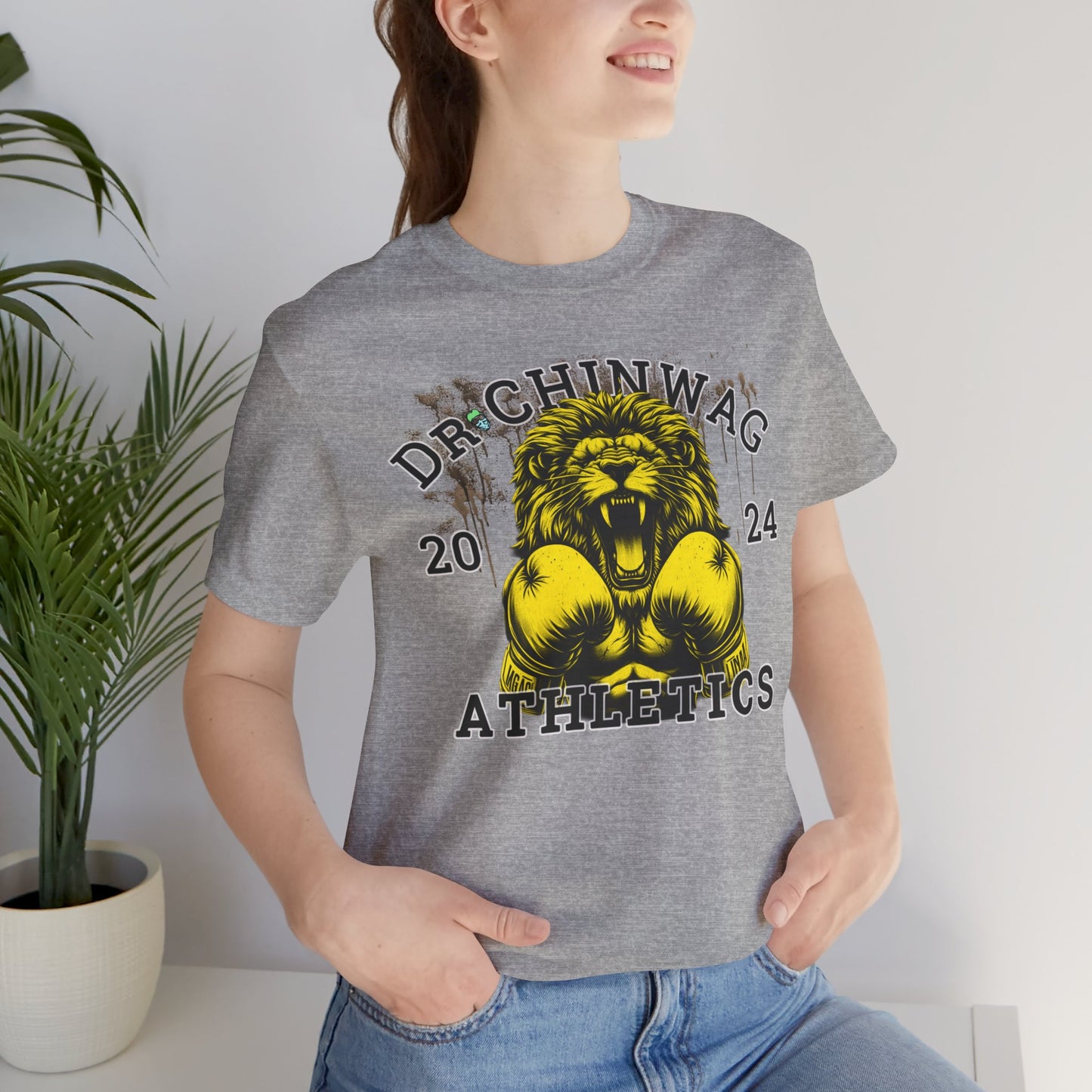 Dr. Chinwag Athletics Power Roar Short Sleeve Tee