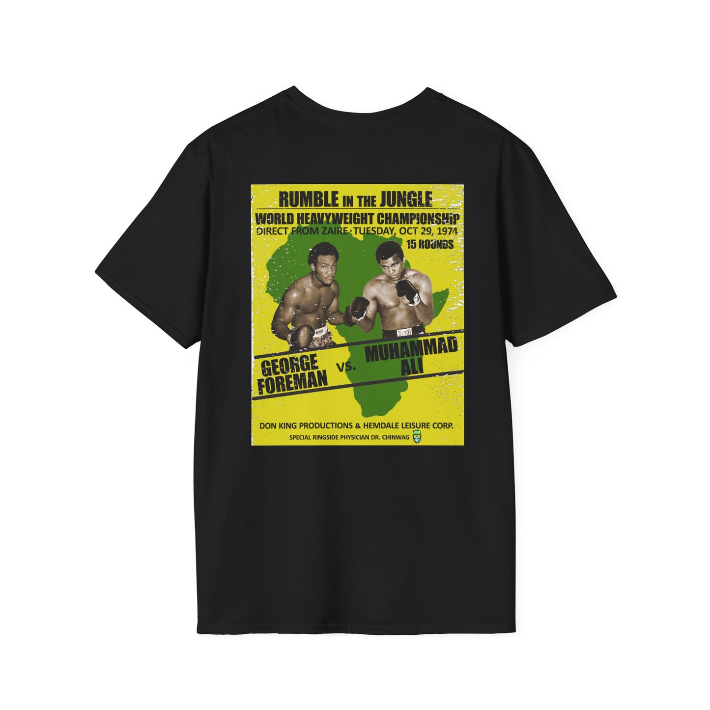 Rumble in the Jungle: The Historic Boxing Showdown Softstyle T-Shirt