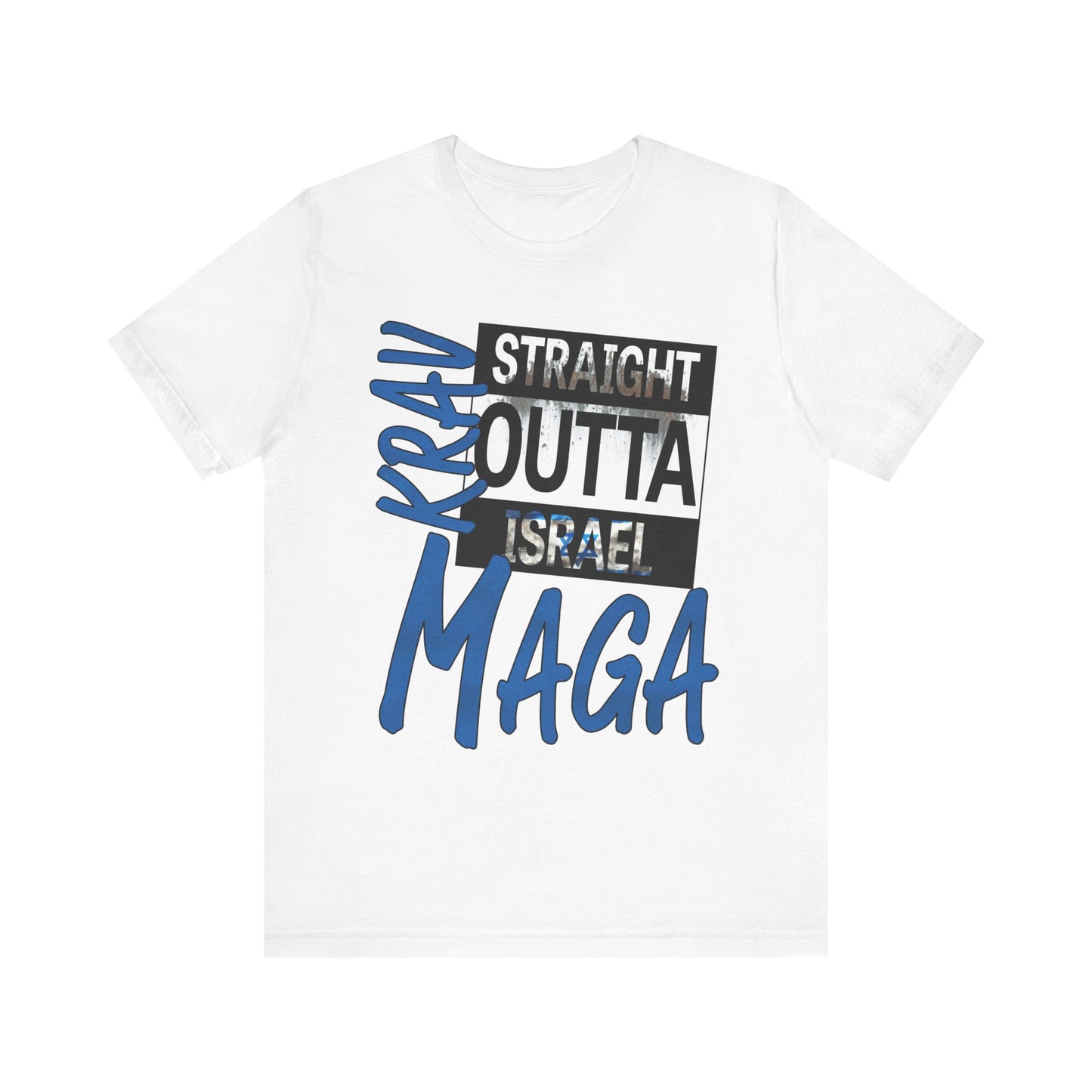 Krav Maga Straight Outta Israel Signature - Unisex Short Sleeve Tee