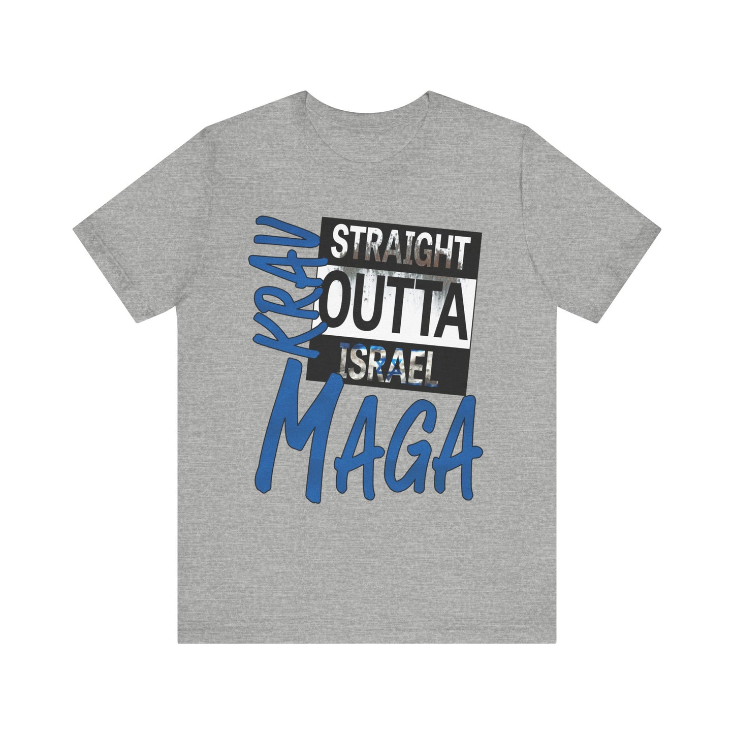 Krav Maga Straight Outta Israel Signature - Unisex Short Sleeve Tee