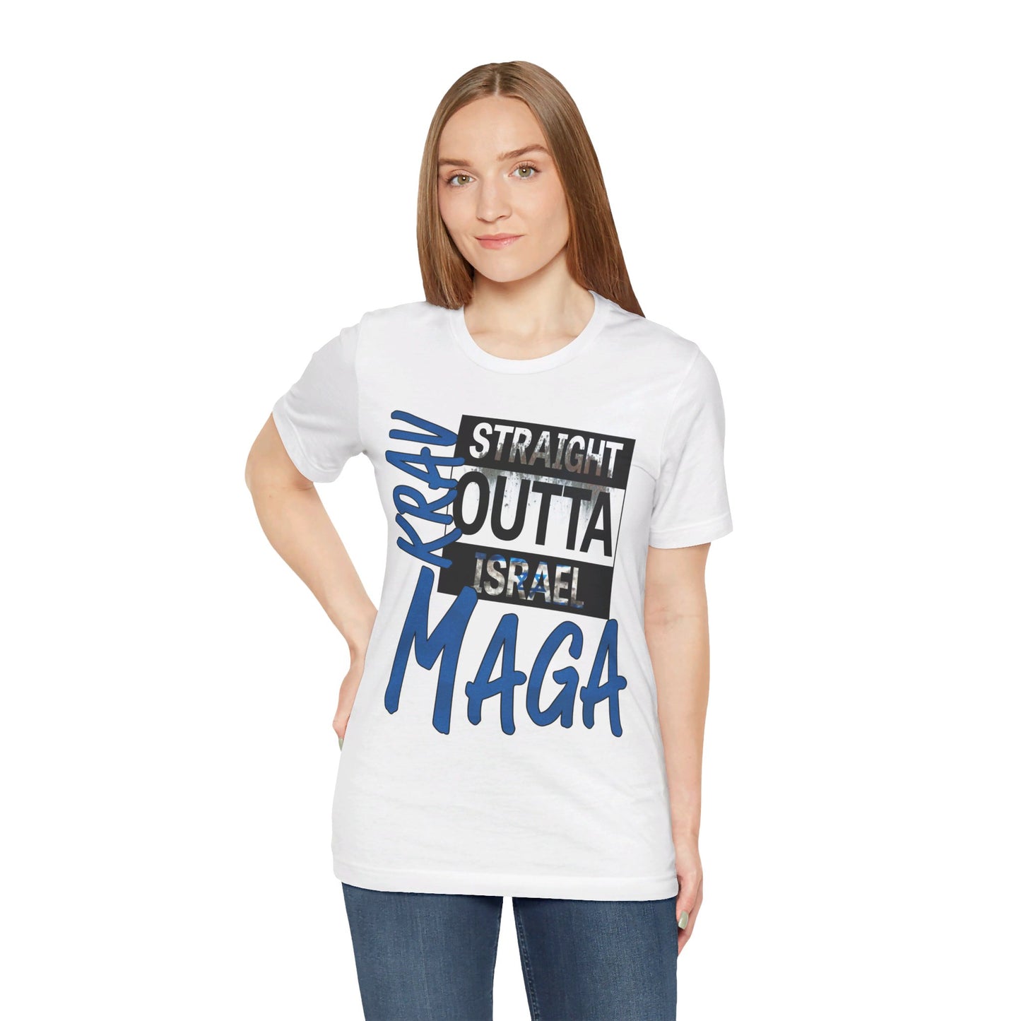 Krav Maga Straight Outta Israel Signature - Unisex Short Sleeve Tee