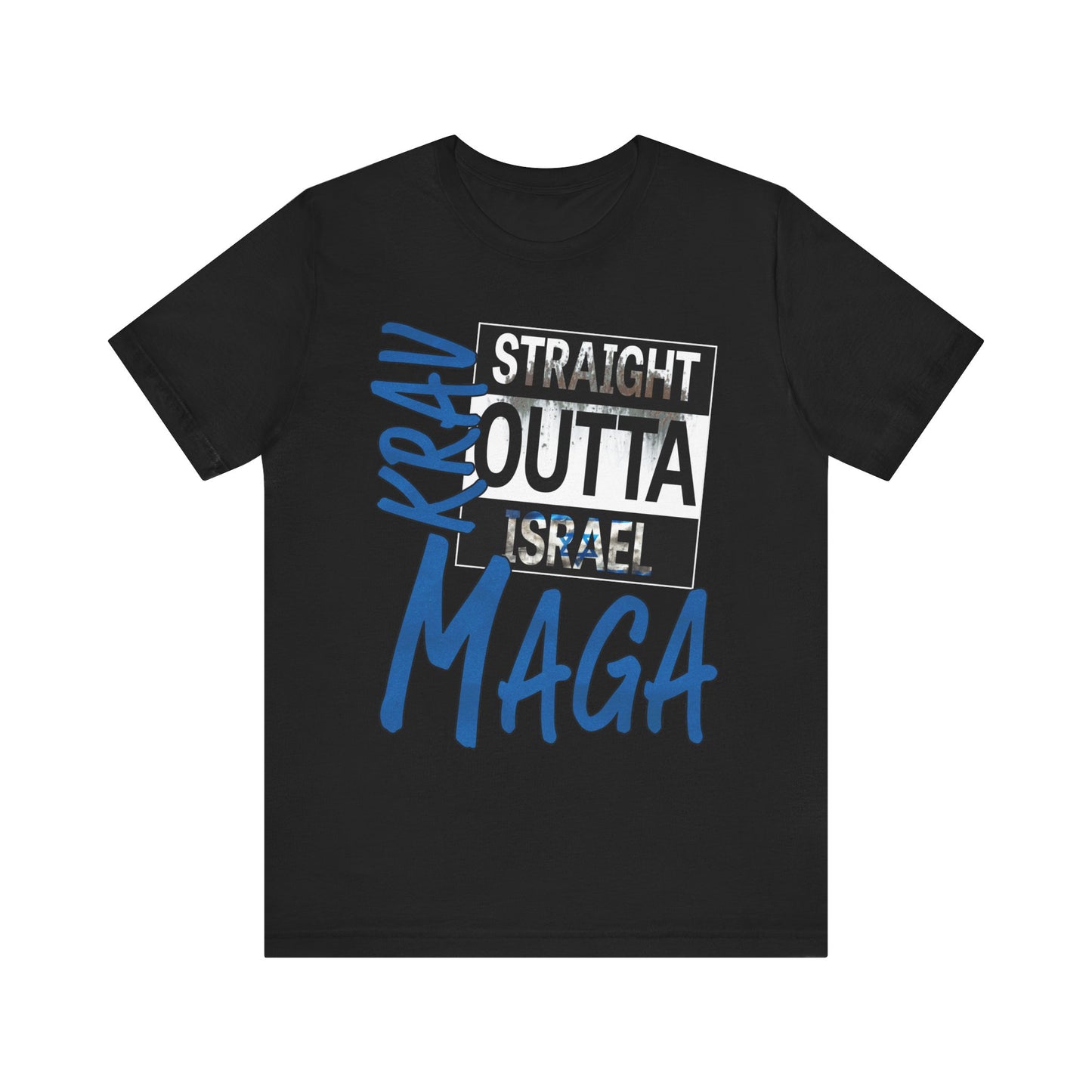 Krav Maga Straight Outta Israel Signature - Unisex Short Sleeve Tee