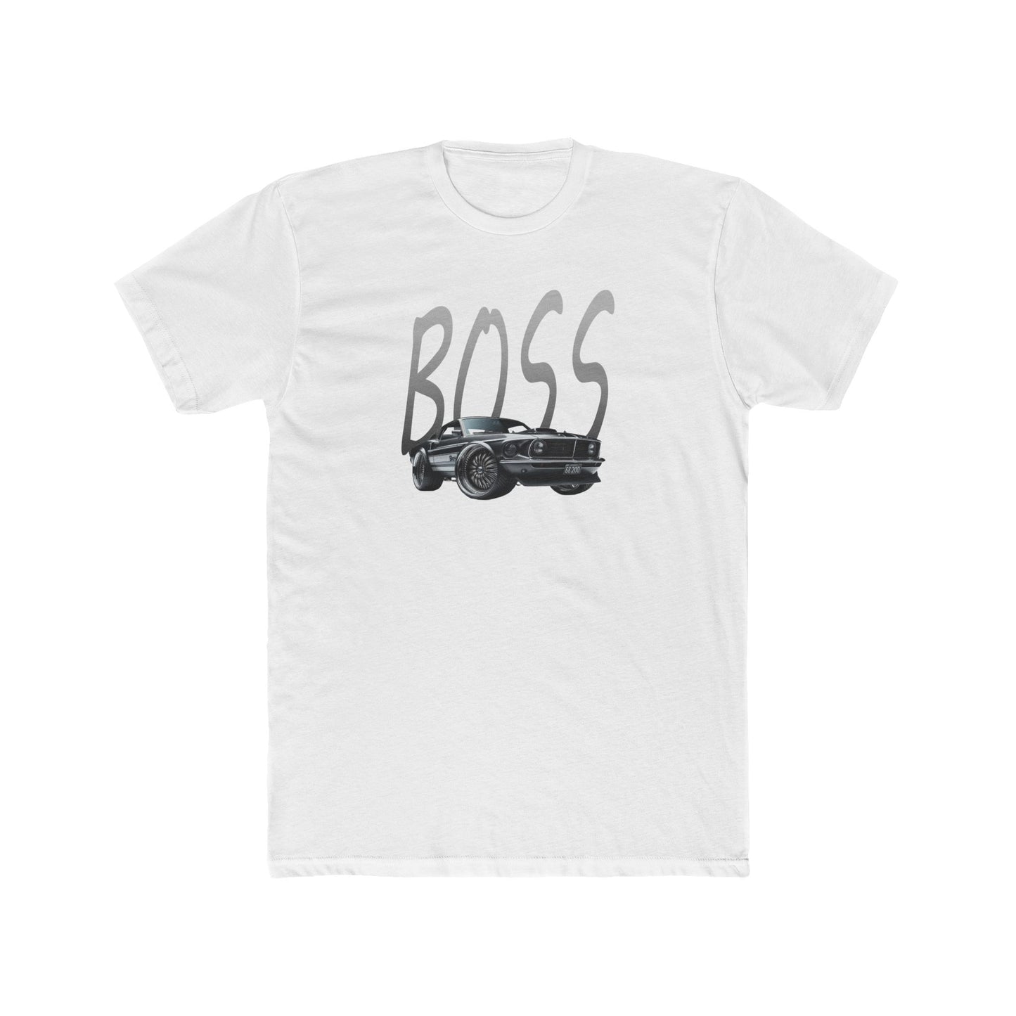 Classic Muscle Power - BOSS Mustang - Unisex Cotton Crew Tee